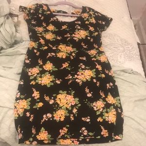 Petit tight flower dress